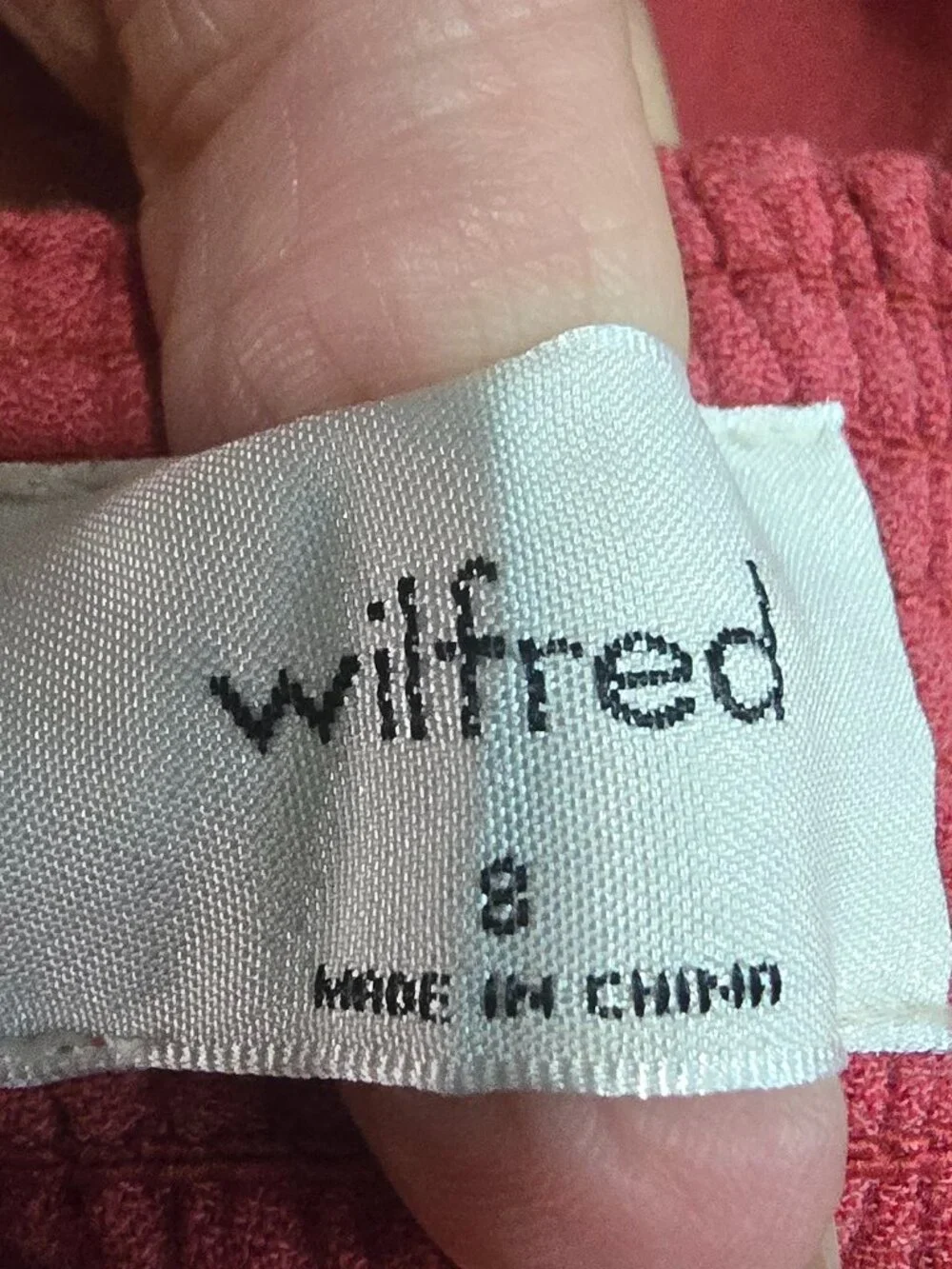 Wilfred Coral Maxi Dress Size 8
